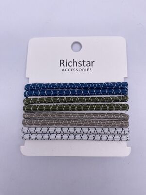 Reusable Ponytail Holders For Thick Hair Stretchable Multi Color