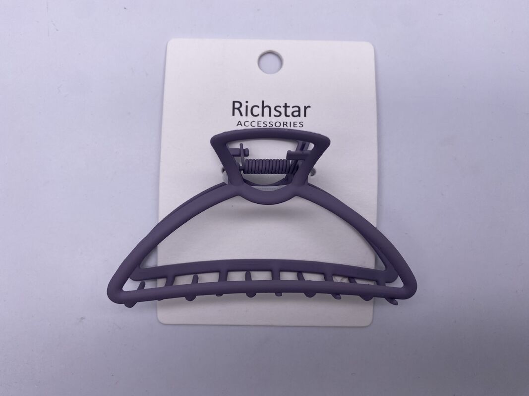 Portable Metal Hair Accessories Claw Lightweight Matte Finish